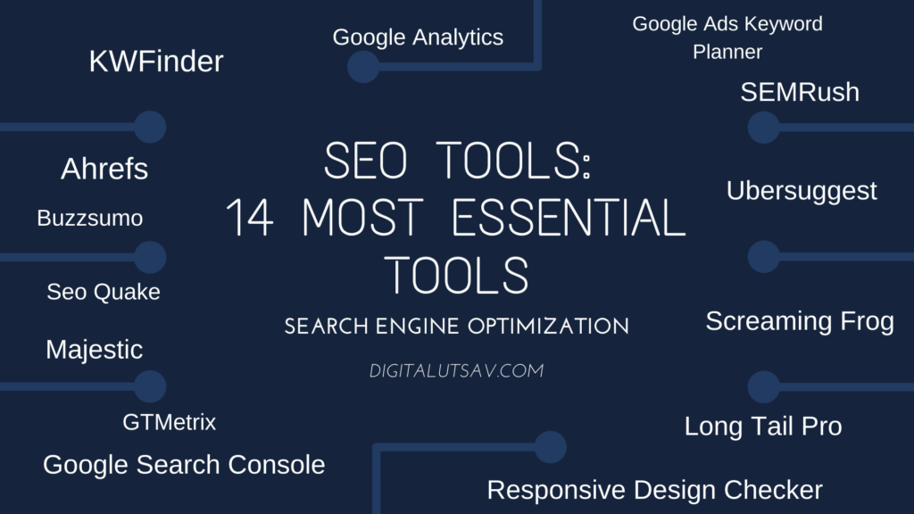 SEO Tools: 14 Most Essential Tools (In 2024) » Digital Utsav